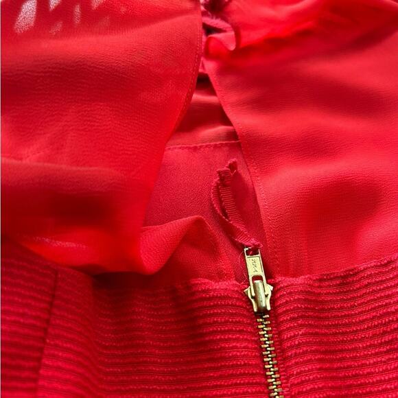 Anthropologie Maeve Red Dress -Size 2 - Picture 10 of 14